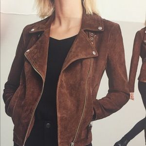 NEW Genuine Suede Leather Jacket by Heidi Klum